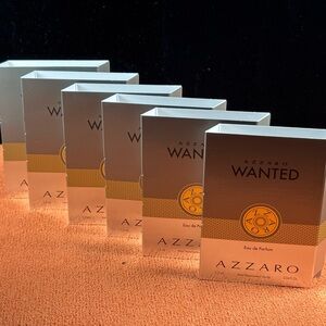 Azzaro Wanted Eau de Parfum for Men Sample Lot of 6